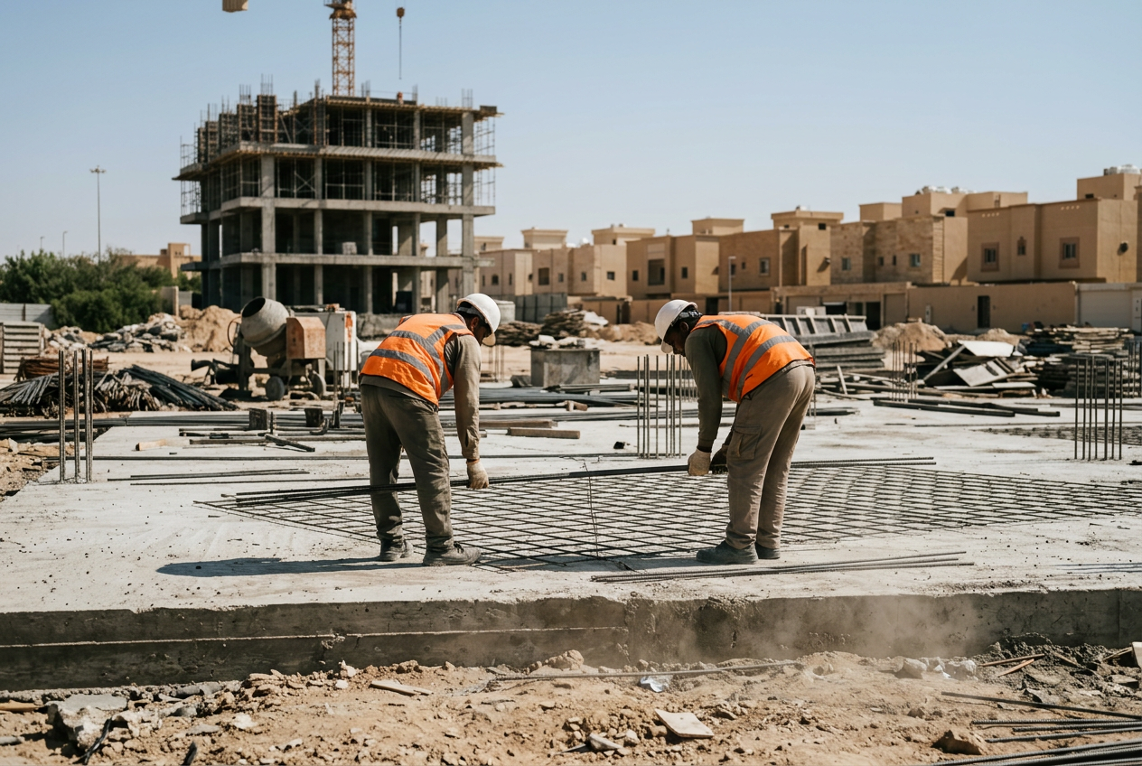 أعمال إنشائية وأساسات